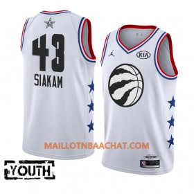 Maillot NBA Toronto Raptors Pascal Siakam 43 2019 All-Star Jordan Brand Blanc Swingman - Enfant